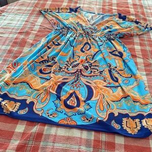 Vibrant Paisley Dress